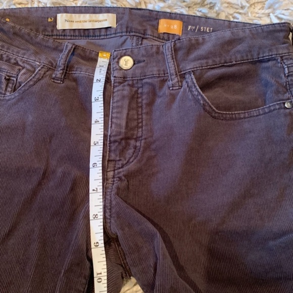 Pilcro gray stet skinny moto Corduroy Pants Jeans - Picture 5 of 8